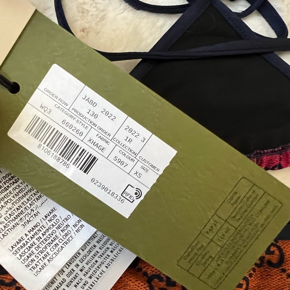 New Gucci GG Monogram multicolored Printed bikini set - Picture 8 of 10